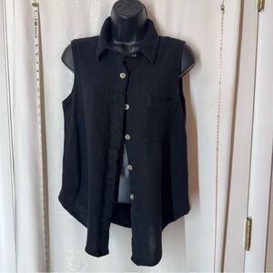 Vintage Women's 2XS Button-Down Sweater Vest